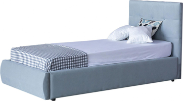 Мягкая кровать Selesta 900 серая с подъемным механизмом