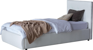 Мягкая кровать Селеста 900 белая с подъемным механизмом
