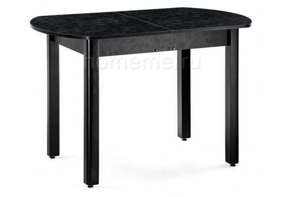 Стол деревянный Гюрен Лофт 110(139)Х70Х74 Черный / Черный Гюрен лофт 110(139)х70х74 черный / черный 