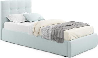 Мягкая кровать Selesta 900 мята пастель с подъемным механизмом
