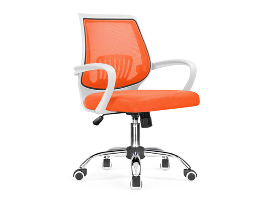 Кресло для оператора Ergoplus Orange / White Компьютерное Кресло Ergoplus orange / white Компьютерное кресло