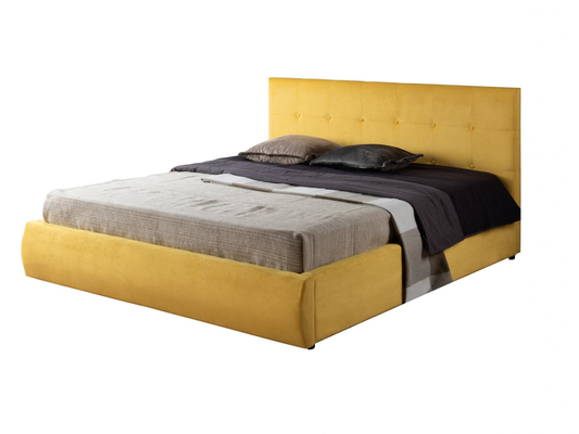  Мягкая Кровать &amp;Quot;Selesta&amp;Quot; 1600 Желтая С Ортопед.основан Мягкая кровать &quot;Selesta&quot; 1600 желтая с ортопед.основанием
