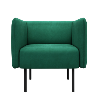 Кресло тканевое Рио Velutto тёмно-зелёный (Велюр)