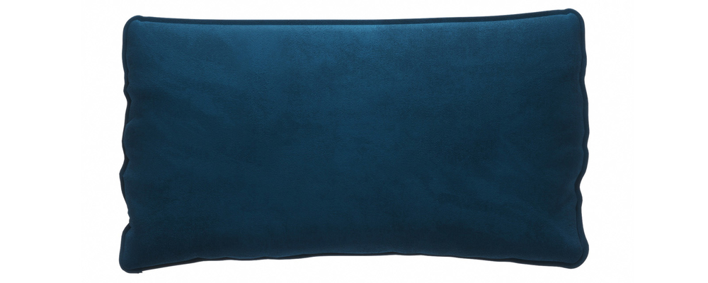 Декоративная подушка Портленд Приспинная 107х56 см Premier светло-синий (Микровелюр)