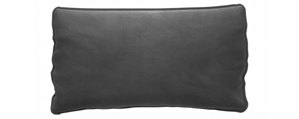 Декоративная подушка Портленд Приспинная 107х56 см Premier серый (Микровелюр)