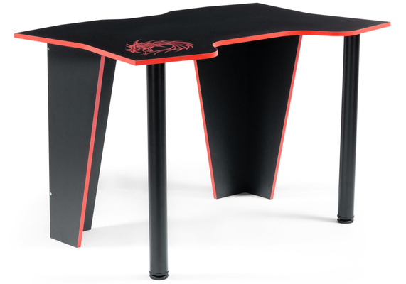 Компьютерный стол Алид 115,5Х77Х73,5 Черный / Красный Алид 115,5х77х73,5 черный / красный 